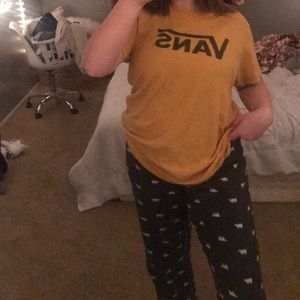 Mustard yellow vans shirt